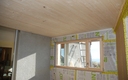 Extension ossature bois dalle lamellée colle sous toiture terrasse chambery savoie 73