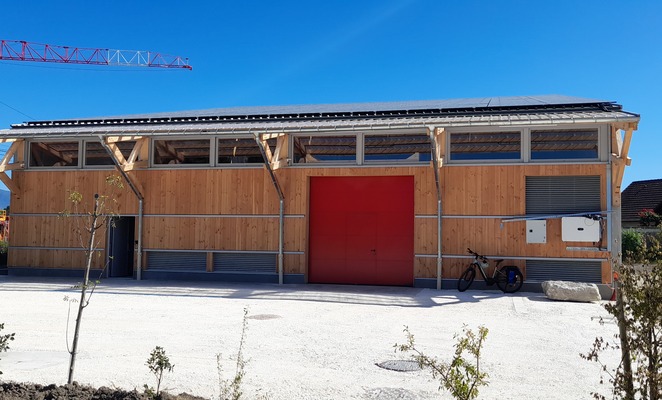 Hangar structure bois Pontcharra 38